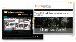 Novo site Webdocumentário e novas narrativas